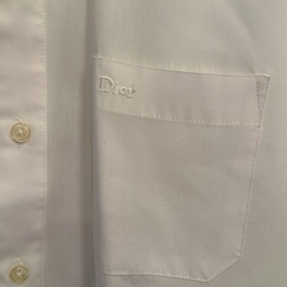 Christian Dior boy’s white button-down shirt - size 8 - Picture 3 of 8